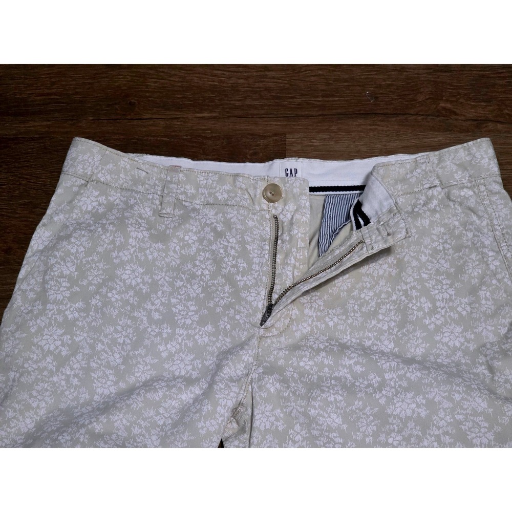 GAP Women's Girlfriend Chino Mid Rise White/Beige Size 6 Cotton - Picture 7 of 9